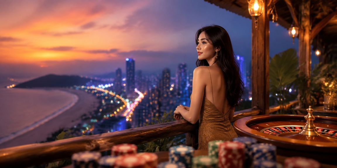 Bàn roulette tại khu nghỉ dưỡng Mũi Né – giải trí casino ven biển Việt Nam
